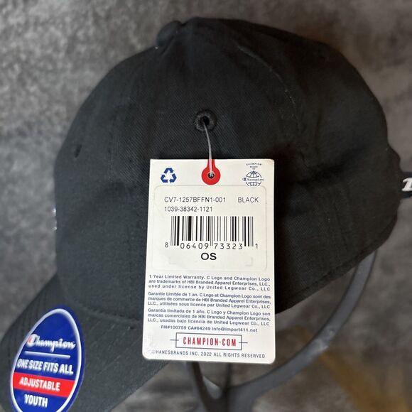 Champion Youth Adjustable Hat One Size NEW WITH TAGS - Picture 4 of 9